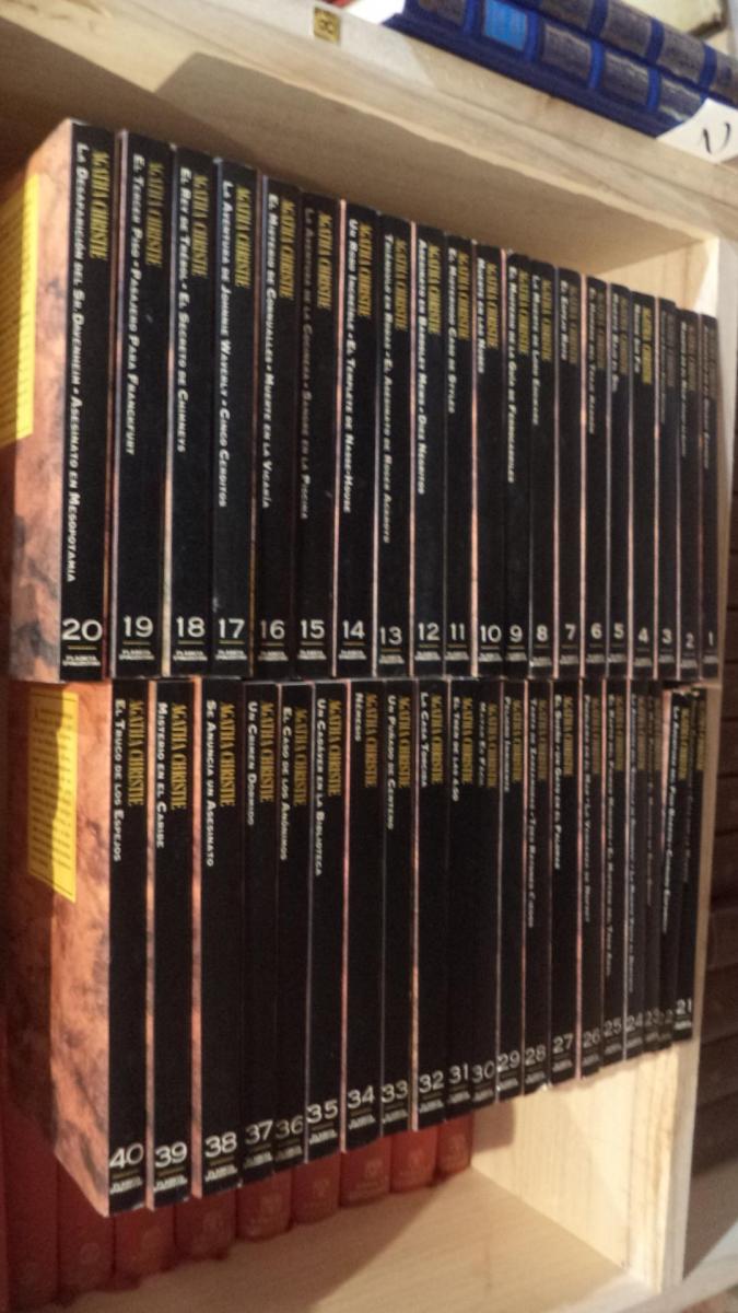 COLECCION AGATHA CHRISTIE 40 VOLUMENES Val n Libros