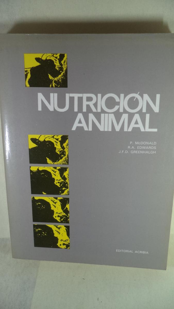 NUTRICION ANIMAL | Valín Libros NUTRICION ANIMAL | Valín Libros