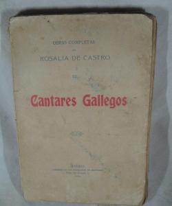 CANTARES GALLEGOS 3º EDICION 1909 de ROSALIA DE CASTRO