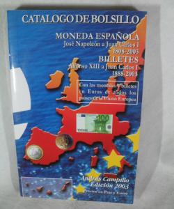 CATALOGO DE BOLSILLO MONEDA Y BILLETES 1808-2023 de VARIOS