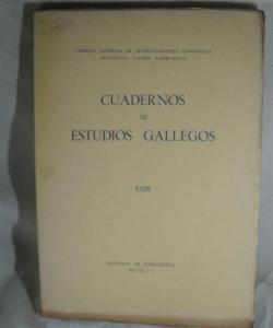 CUADERNOS ESTUDIOS GALLEGOS XXIX de VARIOS