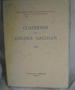 CUADERNOS ESTUDIOS GALLEGOS XXX de VARIOS