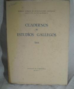 CUADERNOS ESTUDIOS GALLEGOS XXXI de VARIOS