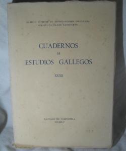 CUADERNOS ESTUDIOS GALLEGOS XXXII de VARIOS
