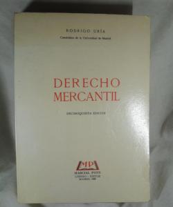 DERECHO MERCANTIL de RODRIGO URIA