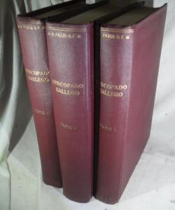 EL EPISCOPADO GALLEGO TRES TOMOS de MANUEL R PAZOS