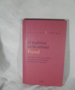 EL MALESTAR EN LA CULTURA de SIGMUND FREUD