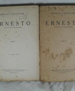 ERNESTO  DOS TOMOS de EMILIO CASTELAR