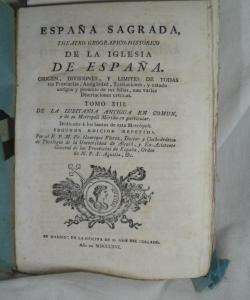 ESPAÑA SAGRADA TOMO XIII DE LA LUSITANIA ANTIGUA Y DE SU METROPOLI MERIDA de HENRIQUE FLOREZ ESPAÑA SAGRADA TOMO XIII DE LA LUSITANIA ANTIGUA Y DE SU METROPOLI MERIDA de HENRIQUE FLOREZ