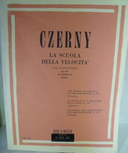 LA SCUOLA DELLA VELOCITTA PARTITURA de CZERNY