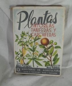 PLANTAS TINTOREAS TANIFERAS Y CAUCHIFERAS de JOAQUIN Y ASCENSION MAS-GUINDAL PLANTAS TINTOREAS TANIFERAS Y CAUCHIFERAS de JOAQUIN Y ASCENSION MAS-GUINDAL